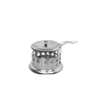 Steel and Glass Sugar and Spice Storage Jar – 9x8cm Airtight Kitchen Container – IndianGroceryUK